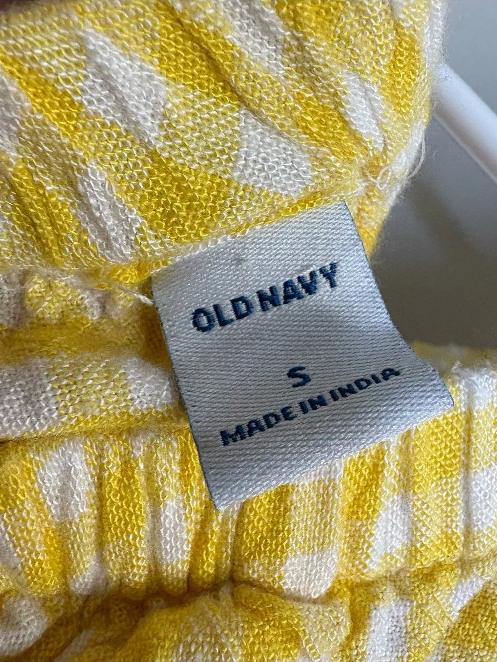 Yellow Gingham Ruffle Womens Dress